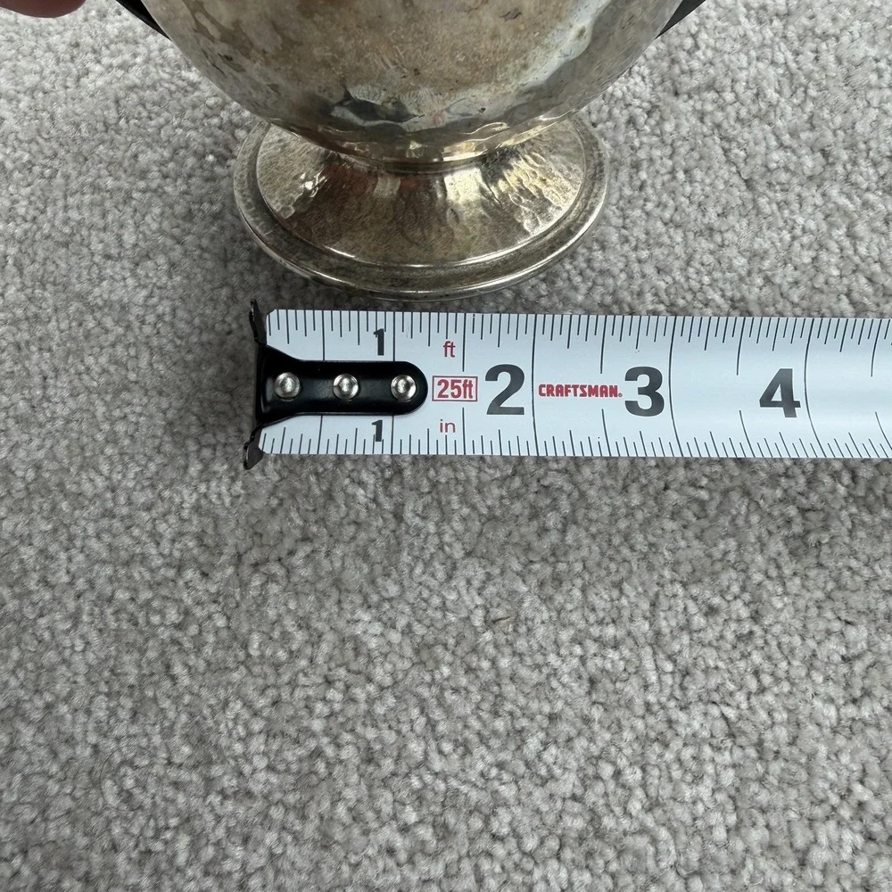 Vintage Apollo Sheffield BRS Nickel Silver Sugar‎ Bowl container